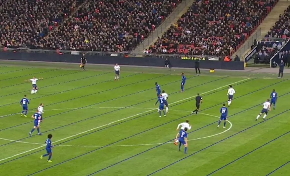  英超首次引入虚拟越位技术  